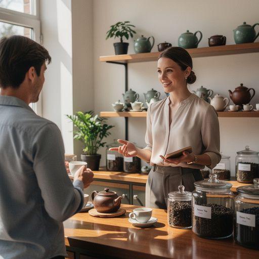 Atsipalaiduojantis žmogus, mėgaujantis reiši grybų arbata ramiame aplinkoje.